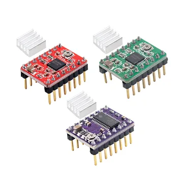 5PCS 3D Printer Parts StepStick A4988 DRV8825 Stepper Motor Driver With Heat sink Carrier Reprap RAMPS 1.4 MKS GEN V1.4 board
5PCS 3D Printer Parts StepStick A4988 DRV8825 Stepper Motor Driver With Heat sink Carrier Reprap RAMPS 1.4 MKS GEN V1.4 board