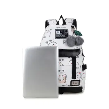 Women School Nylon Backpack with USB Port Travel Rucksack Laptop Casual Daypack Shoulder Bag M5TE
Women School Nylon Backpack with USB Port Travel Rucksack Laptop Casual Daypack Shoulder Bag M5TE