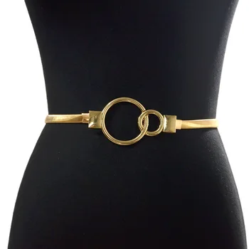 Ring Metal Buckle Belt For Dresses Women Ladies Elastic Waist Chain Belts Female Gold Thin Belts Fashion 2019 Waistband
Ring Metal Buckle Belt For Dresses Women Ladies Elastic Waist Chain Belts Female Gold Thin Belts Fashion 2019 Waistband