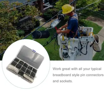 620pcs Dupont Connector 2.54mm Dupont Cable Jumper Wire Pin Header Housing Kit Male Crimp Pins Female Pin Terminal Connector
620pcs Dupont Connector 2.54mm Dupont Cable Jumper Wire Pin Header Housing Kit Male Crimp Pins Female Pin Terminal Connector