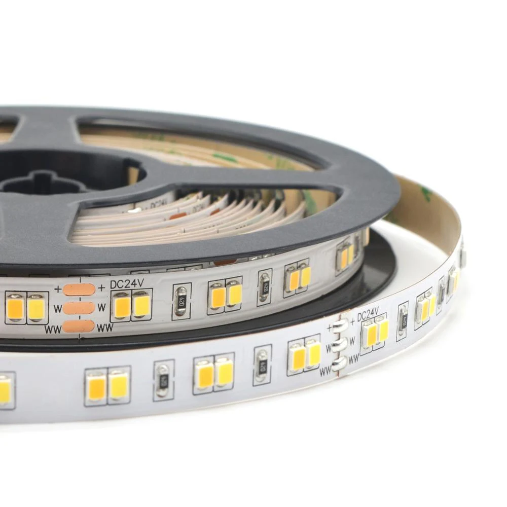 DC24V 2216 Adjustable CCT micro led strip CRI>90 224LED/meter high lumen strip from Adjustable1800k to 3000Kdimmer color led
DC24V 2216 Adjustable CCT micro led strip CRI>90 224LED/meter high lumen strip from Adjustable1800k to 3000Kdimmer color led