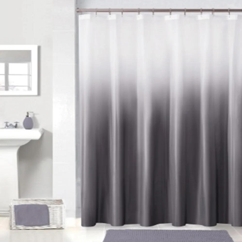 

Modern Geometric PEVA Waterproof Shower Curtain Mildew Proof Bath Curtain Toilet Bathroom Curtains Printing Partition Curtain