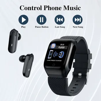 S300 2-in-1 Smart Watch with Bluetooth 5.0 Wireless Earbuds Health Monitoring Bracelet for Men Women Sports SP99
S300 2-in-1 Smart Watch with Bluetooth 5.0 Wireless Earbuds Health Monitoring Bracelet for Men Women Sports SP99