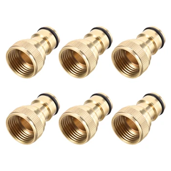 uxcell Brass Faucet Tap Quick Connector G1/2 Female Thread Hose Pipe Socket Adapter Fitting for Garden Irrigation System 6pcs
uxcell Brass Faucet Tap Quick Connector G1/2 Female Thread Hose Pipe Socket Adapter Fitting for Garden Irrigation System 6pcs