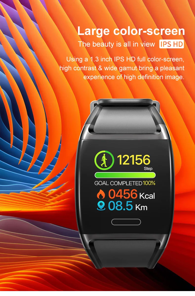 2019 V2 Smart Bracelet IP67 Waterproof Pedometer Fitness Tracker Heart Rate Blood Pressure Watch Band Activity Tracker Wristband (2)
