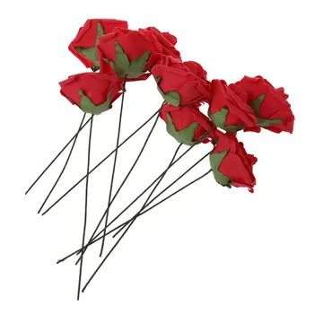 New PE Artificial Foam Rose Bouquet Bridal Bouquets for Wedding Decor,Pack of 10 Pcs Red
New PE Artificial Foam Rose Bouquet Bridal Bouquets for Wedding Decor,Pack of 10 Pcs Red