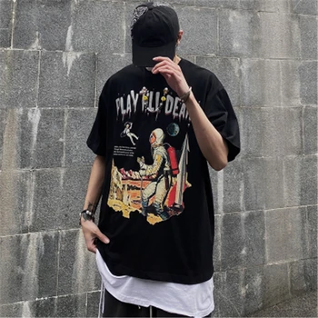 Hip Hop Oversize Men 100% Cotton Tshirt Tops Tees Graffiti Print Tie Dye High Street Trend Women T-Shirts Camisetas Hombre
Hip Hop Oversize Men 100% Cotton Tshirt Tops Tees Graffiti Print Tie Dye High Street Trend Women T-Shirts Camisetas Hombre