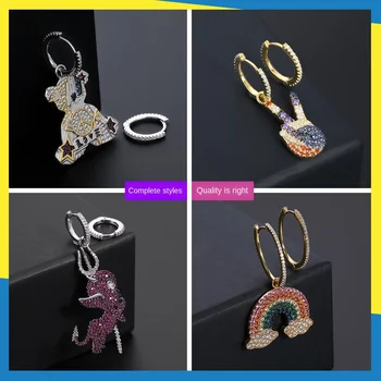 2020 new devil's eye rainbow asymmetric earrings single orange personality ins summer women's brand jewelry Exquisite Luxury
2020 new devil's eye rainbow asymmetric earrings single orange personality ins summer women's brand jewelry Exquisite Luxury