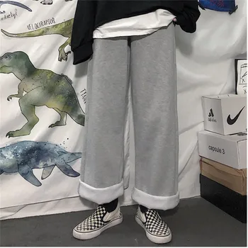 Men's casual pants 2019 autumn and winter new wild retro loose plus velvet wide leg pants youth personality trend men's clothing
Men's casual pants 2019 autumn and winter new wild retro loose plus velvet wide leg pants youth personality trend men's clothing