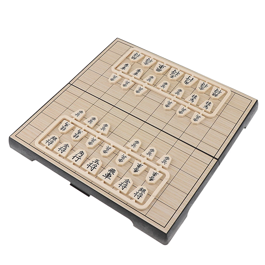 Shogi Travel Game Set Japanese Chess 9.84 Inch Folding Board Game Pieces for Children Birthday Christmas Gifts Shogi Travel Game Set Japanese Chess 9.84 Inch Folding Board Game Pieces for Children Birthday Christmas Gifts
