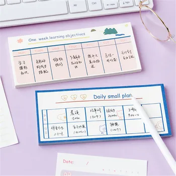 50 Sheets Cute Cartoon Sticky Note Memo Pads Weekly Panner DIY Scrapbooking Self Adhesive Decorations Kawaii Stationery Stickers
50 Sheets Cute Cartoon Sticky Note Memo Pads Weekly Panner DIY Scrapbooking Self Adhesive Decorations Kawaii Stationery Stickers
