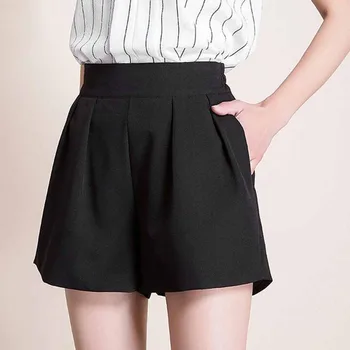 Women Shorts Spring Summer Casual High Waist A-line Shorts 2020 Loose Wide Leg Chiffon Shorts Chic Lady Black Suit Shorts
Women Shorts Spring Summer Casual High Waist A-line Shorts 2020 Loose Wide Leg Chiffon Shorts Chic Lady Black Suit Shorts