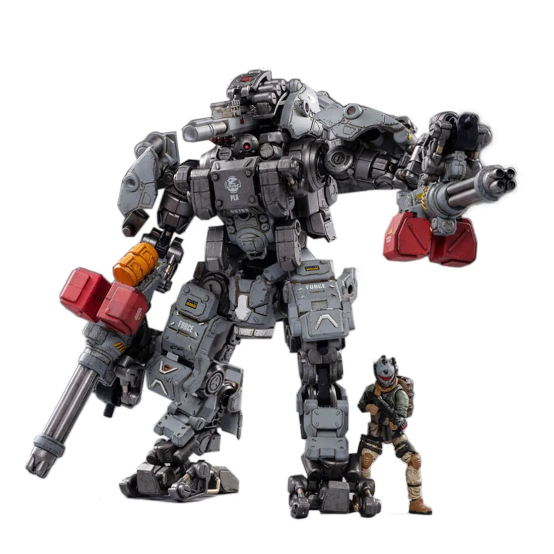 1/25 Realistic Action Figure Armor Soldier Model Steel Bone H05 Heavy Firepower Mecha (22cm Of Mecha, 7.5cm Of Soldier )
1/25 Realistic Action Figure Armor Soldier Model Steel Bone H05 Heavy Firepower Mecha (22cm Of Mecha, 7.5cm Of Soldier )