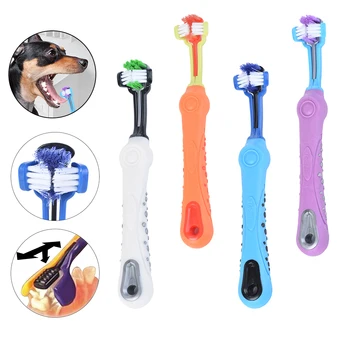 Three Sided Pet Toothbrush Dog Brush Addition Bad Breath Tartar Teeth Care Dog Cat Cleaning Mouth Dog Cat Cleaning Supplies
Three Sided Pet Toothbrush Dog Brush Addition Bad Breath Tartar Teeth Care Dog Cat Cleaning Mouth Dog Cat Cleaning Supplies