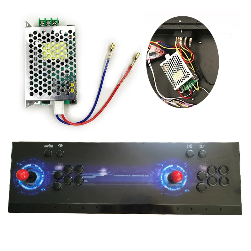 Brand New Arcade Power Supply For 110/ 220V AC Coin pusher Machine switch power parts for pandora jamma controle arcade cabinet | Спорт и