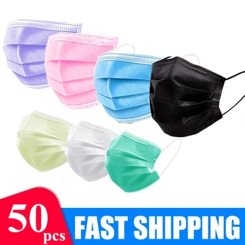 In stock!Fast Delivery! 50 pcsDisposable Face Mask High Quality Non Woven 3 Layer Anti-Dust Face Mouth Masks Meltblown Cloth Mou
In stock!Fast Delivery! 50 pcsDisposable Face Mask High Quality Non Woven 3 Layer Anti-Dust Face Mouth Masks Meltblown Cloth Mou