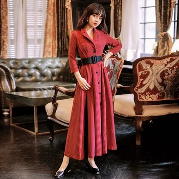 SexeMara fashion The New stripe Waist Long sleeve dress free shipping
SexeMara fashion The New stripe Waist Long sleeve dress free shipping