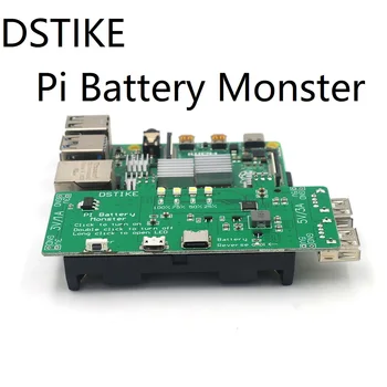 DSTIKE 18650 Battery Monster upgrade version of 18650 Pi Partner V3 for raspberry pi T1488
DSTIKE 18650 Battery Monster upgrade version of 18650 Pi Partner V3 for raspberry pi T1488