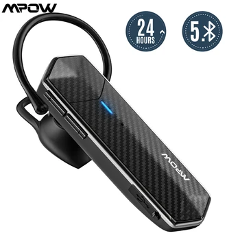 Mpow EM18 Bluetooth 5.0 Wireless Single Earphones With Microphone 24 Hours CVC 8.0 Noise Cancelling Headphone For Phone/Car/Work 
Mpow EM18 Bluetooth 5.0 Wireless Single Earphones With Microphone 24 Hours CVC 8.0 Noise Cancelling Headphone For Phone/Car/Work