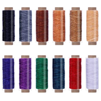 LMDZ 12Pcs Leather Sewing Flat Waxed Thread Set Cord for DIY Handicraft Tool Stitching Thread Flat Waxed Sewing Line Accessories
LMDZ 12Pcs Leather Sewing Flat Waxed Thread Set Cord for DIY Handicraft Tool Stitching Thread Flat Waxed Sewing Line Accessories