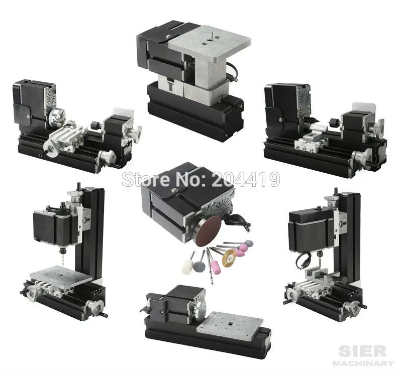 TZ6000M 60W Metal 6 in 1 Mini lathe/60W,12000rpm Mini 6in1 lathe Machine/DIY Powerful metal lathe/Lathe kIt
TZ6000M 60W Metal 6 in 1 Mini lathe/60W,12000rpm Mini 6in1 lathe Machine/DIY Powerful metal lathe/Lathe kIt
