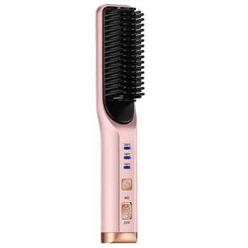 Hair Straightening Brush Double Negative Ion Technology for Smooth, Frizz-Free Hair Easy, Quick Sleekness and Shine
Hair Straightening Brush Double Negative Ion Technology for Smooth, Frizz-Free Hair Easy, Quick Sleekness and Shine