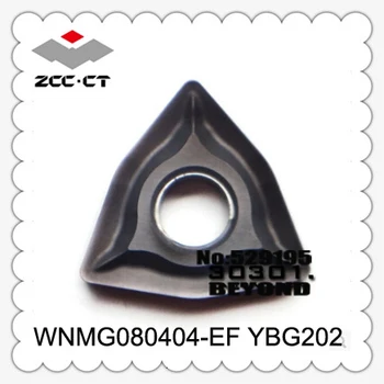 Original ZCC WNMG080404-EF YBG202 WNMG 080404 Carbide Inserts CNC Tool for MWLNR WWLNR Lathe Tools Turning Toolholder
