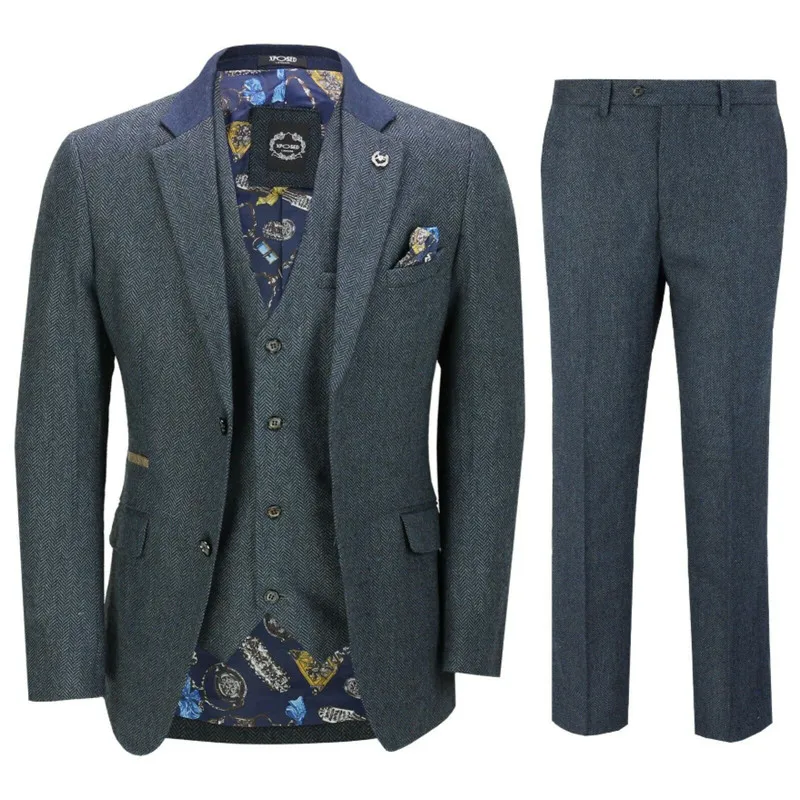 2020 New Arrival Mens Suits Mens Wool 3 Piece Two Button Tweed Suit Herringbone Check Retro Peaky Blinders Tailored Fit NEW
2020 New Arrival Mens Suits Mens Wool 3 Piece Two Button Tweed Suit Herringbone Check Retro Peaky Blinders Tailored Fit NEW