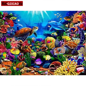 5D DIY Full Circle Diamond Painting Turtle Dolphin Fish Cross Stitch Embroidery Kit Mosaic Animal Picture Home Decoration Gift
5D DIY Full Circle Diamond Painting Turtle Dolphin Fish Cross Stitch Embroidery Kit Mosaic Animal Picture Home Decoration Gift