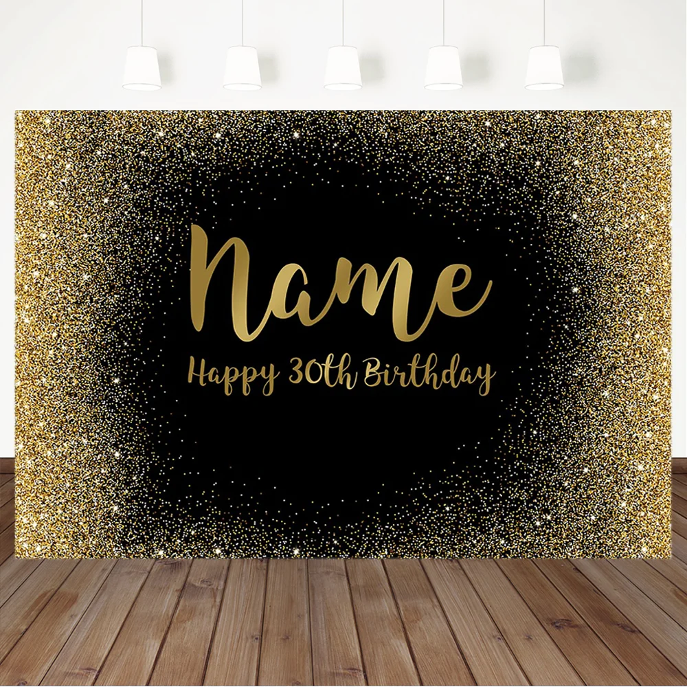 Golden Glitter Birthday Backdrop Customize Vinyl Birthday Background for Photography Birthday Party Decorations Supplies Banner
Golden Glitter Birthday Backdrop Customize Vinyl Birthday Background for Photography Birthday Party Decorations Supplies Banner