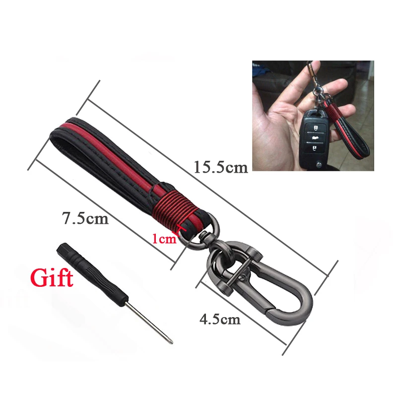 Leather Metal Keychain Auto Waist Key Chain Car Keyfob Rings Key holder Auto Keyring Gifts For Audi Toyota BMW
Leather Metal Keychain Auto Waist Key Chain Car Keyfob Rings Key holder Auto Keyring Gifts For Audi Toyota BMW