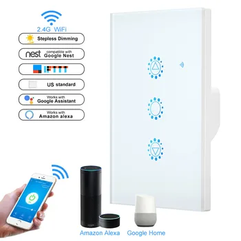 Dimmable EU US Smart Wifi Wall Light Switch Touch/WiFi//APP Remote Smart Home Wall Touch Switch with Alexa Google Home D4
Dimmable EU US Smart Wifi Wall Light Switch Touch/WiFi//APP Remote Smart Home Wall Touch Switch with Alexa Google Home D4