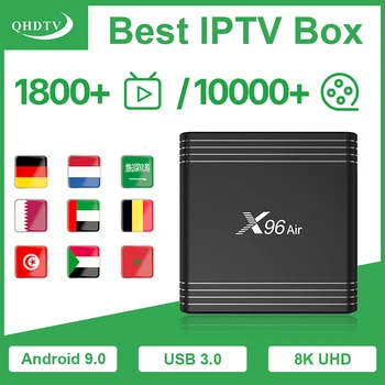 IPTV Belgium Arabic Morocco IP TV Box QHDTV 1 Year X96 Air Android 9.0 IPTV Dutch Arabic Germany Italy Spain No App Included
IPTV Belgium Arabic Morocco IP TV Box QHDTV 1 Year X96 Air Android 9.0 IPTV Dutch Arabic Germany Italy Spain No App Included