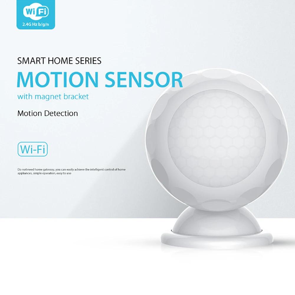 Tuya Smart Life WiFi PIR Motion Sensor Alarm Detector Infrared Wireless Super Mini Shape PIR Sensor Detector Home Alarm System
Tuya Smart Life WiFi PIR Motion Sensor Alarm Detector Infrared Wireless Super Mini Shape PIR Sensor Detector Home Alarm System