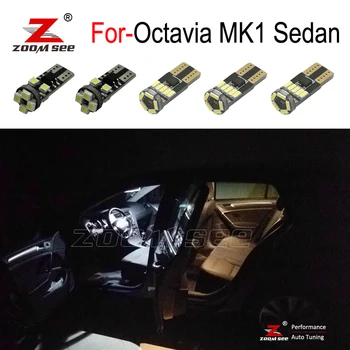 11pc LED plate lamp + LED bulb Interior dome map Light Kit for Skoda for Octavia MK 1 MKI Sedan RS 1U2 (1996-2004) 
11pc LED plate lamp + LED bulb Interior dome map Light Kit for Skoda for Octavia MK 1 MKI Sedan RS 1U2 (1996-2004)