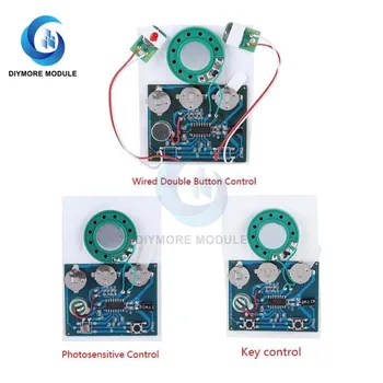 30S Audio Sound Voice Music Recorder Board Photosensitive Sensitive Key Control Programmable Module for Holiday Greeting Card
30S Audio Sound Voice Music Recorder Board Photosensitive Sensitive Key Control Programmable Module for Holiday Greeting Card