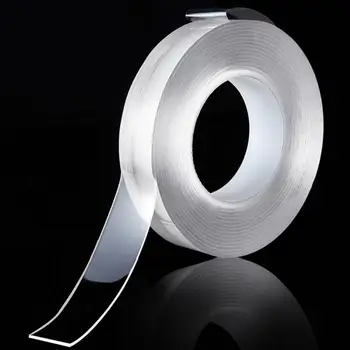 1M/3M/5M Nano Magic Tape Double Sided Tape Transparent NoTrace Reusable Waterproof Adhesive Tape Cleanable Home gekkotape
1M/3M/5M Nano Magic Tape Double Sided Tape Transparent NoTrace Reusable Waterproof Adhesive Tape Cleanable Home gekkotape