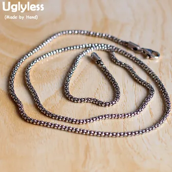 Uglyless Creative Popcorn Chains Elastic Silver Chain Necklaces NO Pendant Unisex 925 Silver Accessory Thai Silver Jewelry C137
Uglyless Creative Popcorn Chains Elastic Silver Chain Necklaces NO Pendant Unisex 925 Silver Accessory Thai Silver Jewelry C137