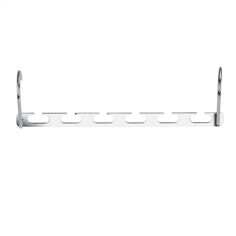6pcs Wardrobe Closet Bar Clothes Coat Hanger Organizer Wonder Hanger Multifunctional Metal Cascading Organiser for Space Saving
6pcs Wardrobe Closet Bar Clothes Coat Hanger Organizer Wonder Hanger Multifunctional Metal Cascading Organiser for Space Saving