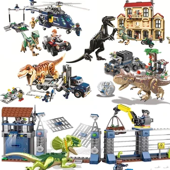 Dinosaurs Toys T-Rex Compatible With Lepining Jurassic World 2 Sets Blocks Building Animals Model Brick Figures For Kids Gift
Dinosaurs Toys T-Rex Compatible With Lepining Jurassic World 2 Sets Blocks Building Animals Model Brick Figures For Kids Gift