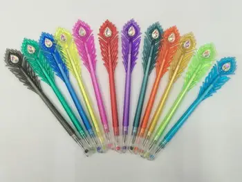 Peacock diamond 12color gel pen cartoon school student gel ink pen office stationery black write pen promotion gift pen 48pc/lot
Peacock diamond 12color gel pen cartoon school student gel ink pen office stationery black write pen promotion gift pen 48pc/lot