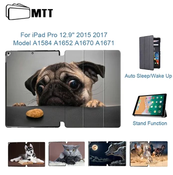 MTT PU Leather Case For iPad Pro 12.9 inch 2015 2017 Magnet Flip Smart Tablet Cover for iPad Pro 12.9" A1584 A1652 A1670 A1671
MTT PU Leather Case For iPad Pro 12.9 inch 2015 2017 Magnet Flip Smart Tablet Cover for iPad Pro 12.9" A1584 A1652 A1670 A1671