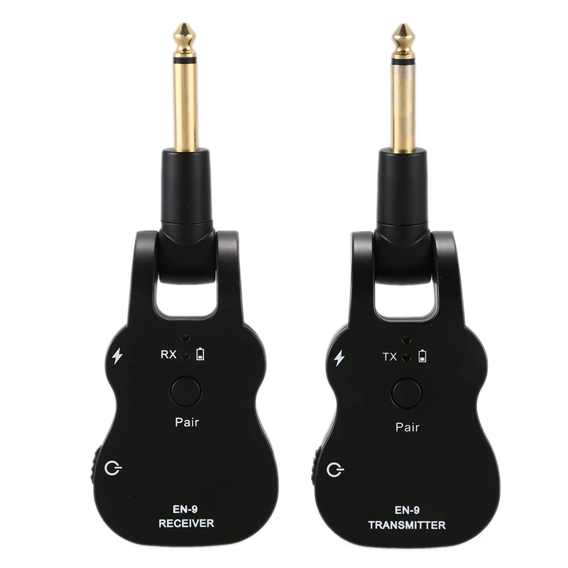 2.4GHZ Wireless Guitar System Transmitter Receiver for Electric Guitar Bass Built-In Rechargeable Lithium
2.4GHZ Wireless Guitar System Transmitter Receiver for Electric Guitar Bass Built-In Rechargeable Lithium