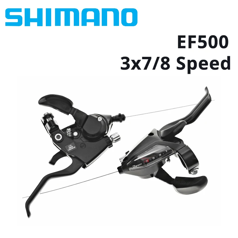 SHIMANO ST EF51 Bicycle Derailleur 3*7/8 21/24 Speed Conjoined DIP Shift Lever Brake Levers Mountain/Folding Bike Shifter EF500
SHIMANO ST EF51 Bicycle Derailleur 3*7/8 21/24 Speed Conjoined DIP Shift Lever Brake Levers Mountain/Folding Bike Shifter EF500