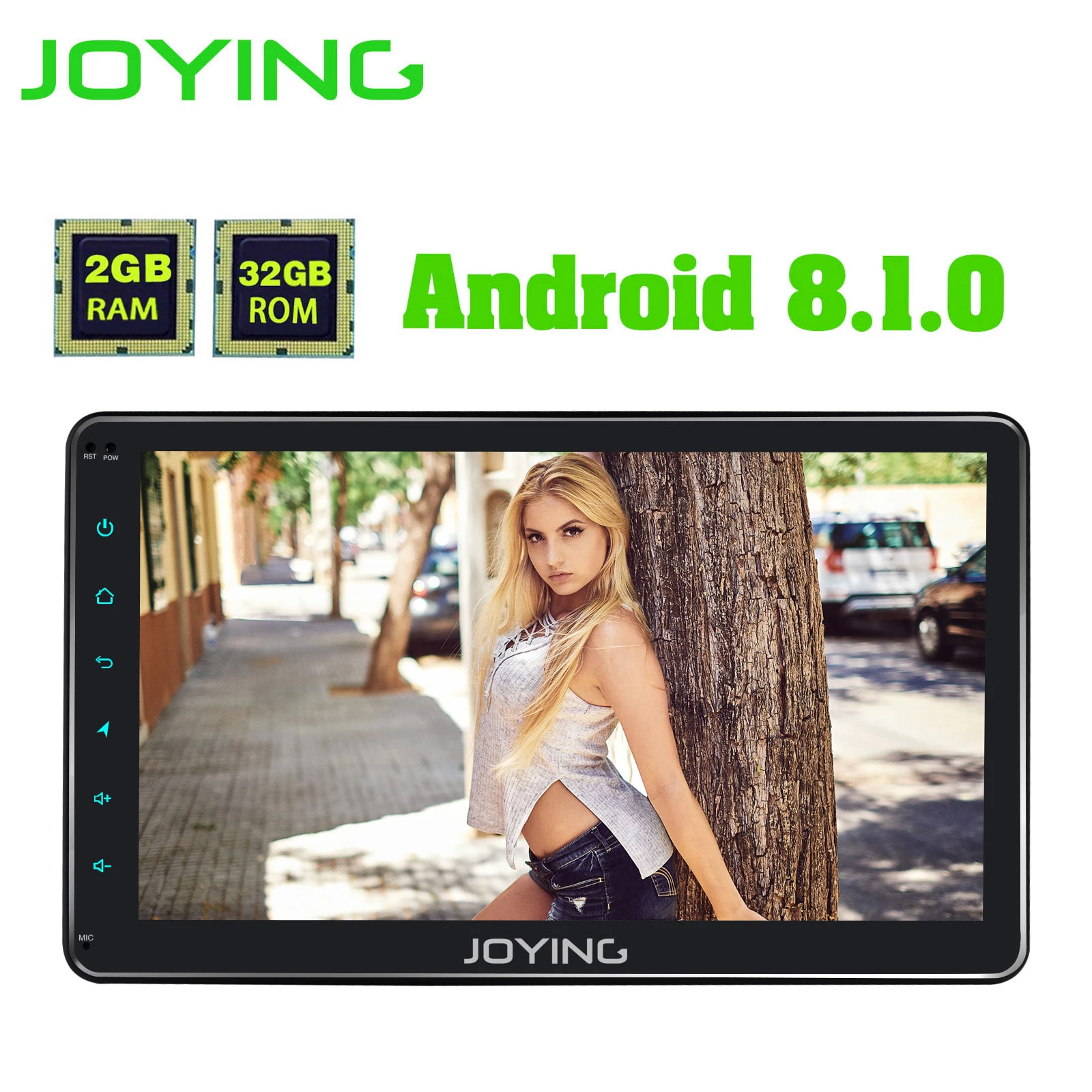 Joying 10 1 "один 1din IPS автомобильное радио Android 32G ROM GSP Navi для VW/Volkswagen/Seat/Golf Head Unit TDA 7851