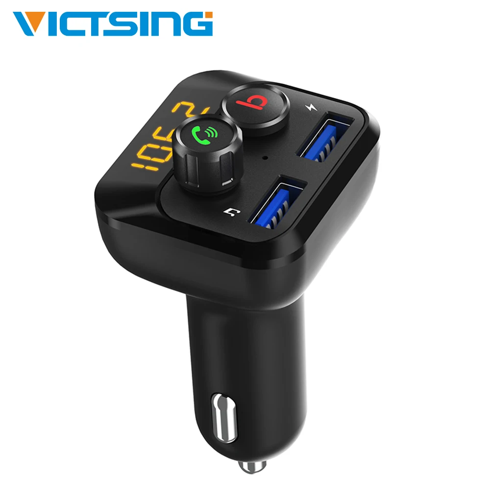 VicTsing FM Transmitter BT 5.0 Retrofit Bass Car Bluetooth Kit Car MP3 Player Dual USB Charger Support TF Card Radio Adapter
VicTsing FM Transmitter BT 5.0 Retrofit Bass Car Bluetooth Kit Car MP3 Player Dual USB Charger Support TF Card Radio Adapter