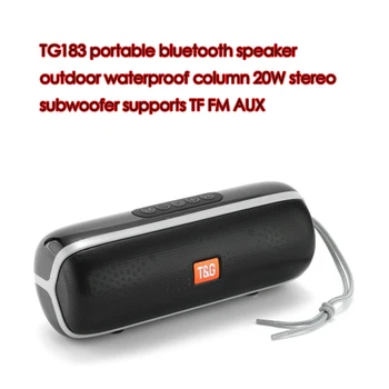 TG183 Portable Bluetooth Speaker Outdoor Waterproof Column 20W 3dstereo Subwoofer Music Center Bass Up BoomBox Support TF FM AUX
TG183 Portable Bluetooth Speaker Outdoor Waterproof Column 20W 3dstereo Subwoofer Music Center Bass Up BoomBox Support TF FM AUX
