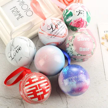 10pieces Wedding Candy Box , Spherical European -Style Small Gift Box Tinplate Ball Candy Box 
10pieces Wedding Candy Box , Spherical European -Style Small Gift Box Tinplate Ball Candy Box