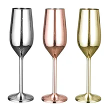 200ml Stainless Steel Champagne Cup Wine Glass Cocktail Glass Goblet Whiskey Cups Drinkware For Bar Restaurant Party 
200ml Stainless Steel Champagne Cup Wine Glass Cocktail Glass Goblet Whiskey Cups Drinkware For Bar Restaurant Party