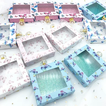 New Butterfly Eyelash Packaging Box Wholesale Empty Lash Boxes With Tray Square Case With Handle Creative Eyelashes Package
New Butterfly Eyelash Packaging Box Wholesale Empty Lash Boxes With Tray Square Case With Handle Creative Eyelashes Package